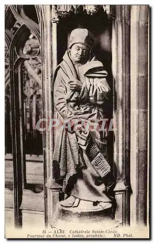 Ansichtskarte AK Albi Cathedrale Sainte cecile Pourtour du choeur Isaias