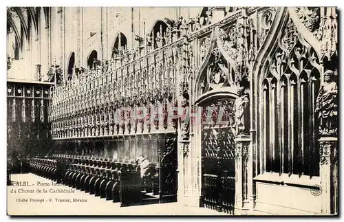 Cartes postales Albi Porte laterale du Choeur de la Cathedrale