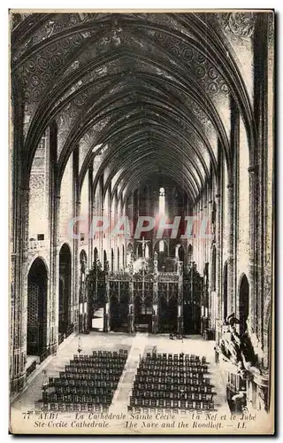 Cartes postales Albi Cathedrale Ste Cecour La Nef et le Jube Ste Cathedrale The Nare and the Roodloft