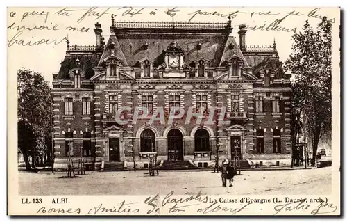 Cartes postales Albi La Caisse d'Epargne