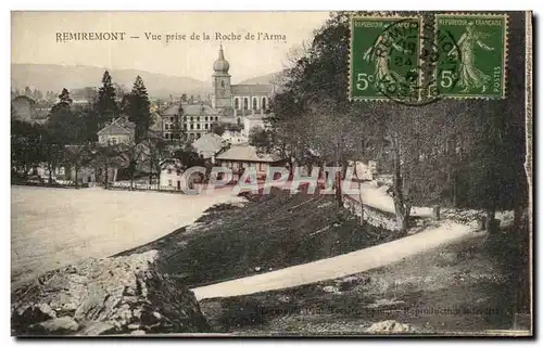 Cartes postales Remiremont Vue Prise de la Roche de I'Arma