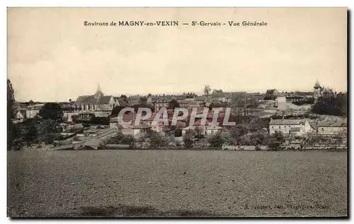 Cartes postales Magny en Vexin St Gervais Vue Generale