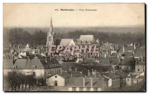 Cartes postales Montargis Vue Generale