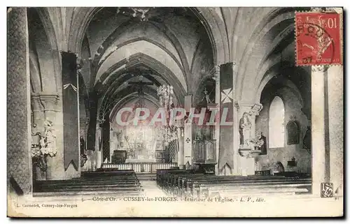 Cartes postales Cote d&#39Or Cussey Les Forges Interieur de L&#39Eglise