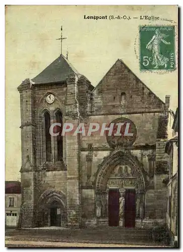 Cartes postales Longpont L&#39Eglise (carte toilee)