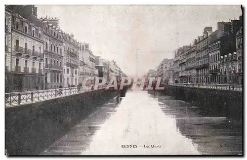 Cartes postales Rennes Les Quais