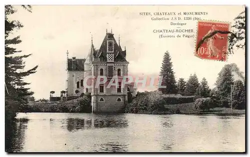 Ansichtskarte AK Sites Chateaux et Monuments Collection Chateau Rocher Environs de Piegut