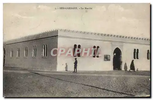 Cartes postales Ben Gardane Le Marche Algerie