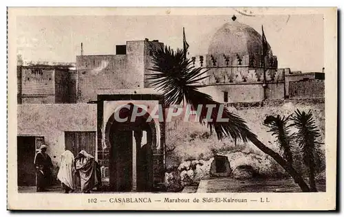 Cartes postales Casablanca Marabout de Sidi El Kaorouan Maroc