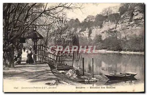 Cartes postales Geneve Sentier des Saules