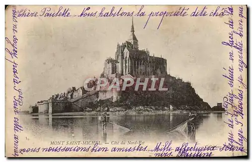 Cartes postales Mont Saint Michel Cote du Nord Est Pecheurs