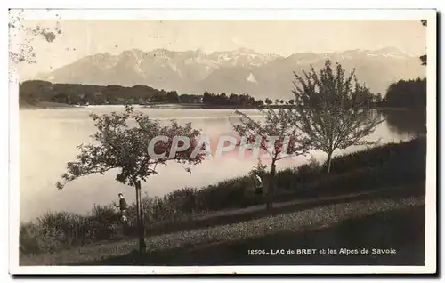 Cartes postales Lac De Bret Et Les Alpes De Savoie