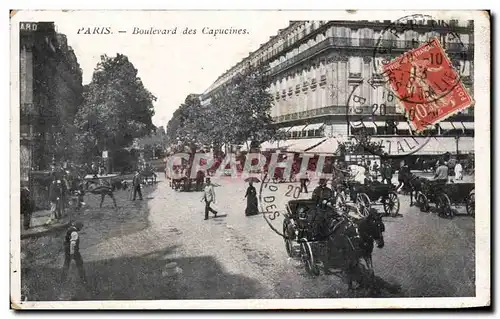 Cartes postales Paris Boulevard Des Capucines