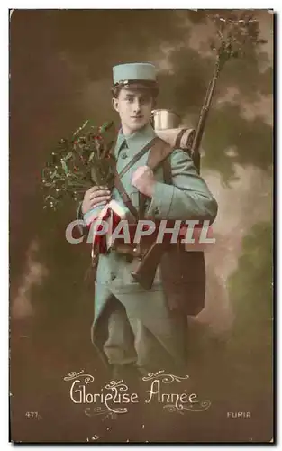 Cartes postales Glorieuse Annee Militaria