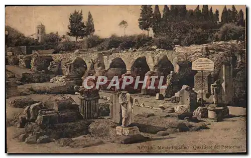 Cartes postales Roma Monte Palatino Quartiere Del Pretoriani