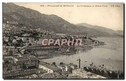 Cartes postales Principaute De Monaco La Condamine Et Monte Carlo Bateau