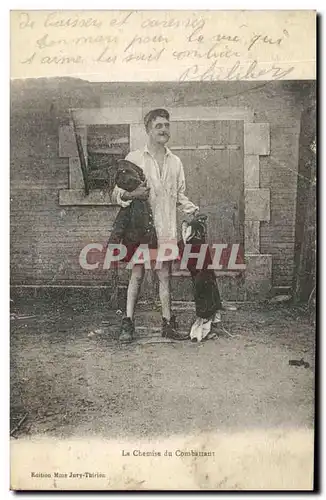 Cartes postales La Chemise Du Combattant Militaria