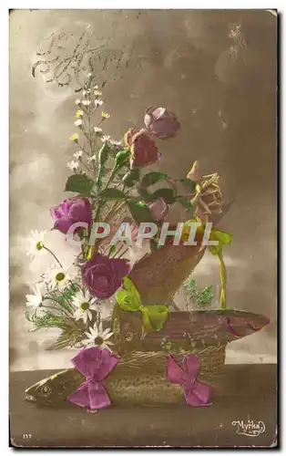 Cartes postales 1er Avril Poissons Paques