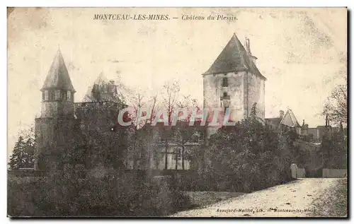 Cartes postales Montceau les Mines Chateau du Plessis