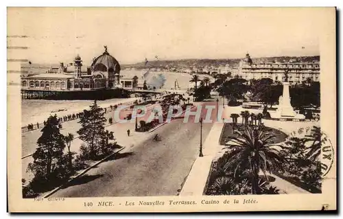 Cartes postales Nice Les Nouvelles Terrasses Casino de la Jetee