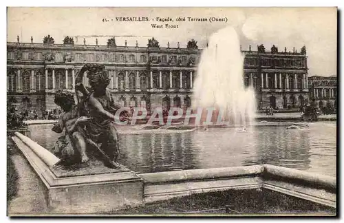 Ansichtskarte AK Versailles Facade cote Terrasse