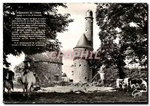 Cartes postales moderne En Normandie Bagnoles De L&#39orne La Tour de Bonvouloir Vaches