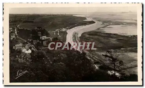 Moderne Karte Saint Hean Le Thomas Panorma De la Plage