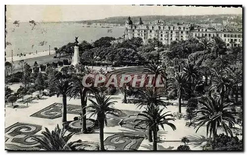 Ansichtskarte AK Nice Les Jardins Albert ler L&#39Hotel Ruhl