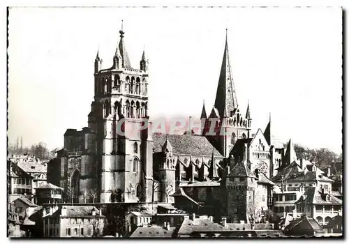 Cartes postales moderne Cathedrate de Lausanne Vue generale du sud est