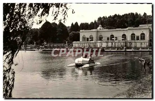 Moderne Karte Station thermale De Bagnoles De l&#39Orne Un coin Du Lac Et Le Casino Du Lac