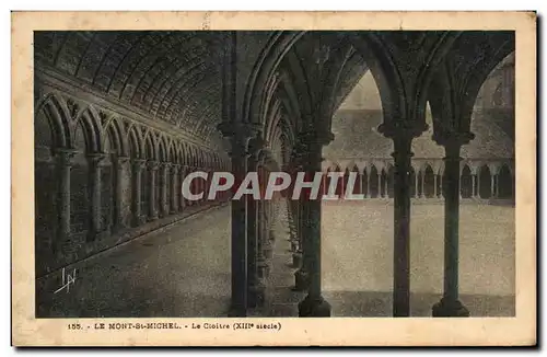 Cartes postales Le Mont St Michel Le Cloitre