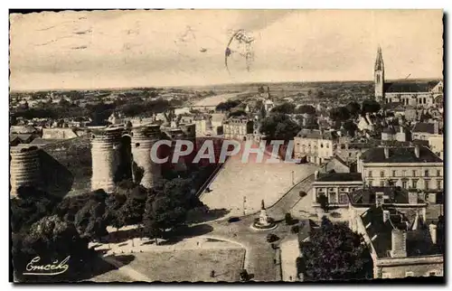 Ansichtskarte AK Angers Vue Panoramique Vers Le Chateau La Maine Et La Cathedrale