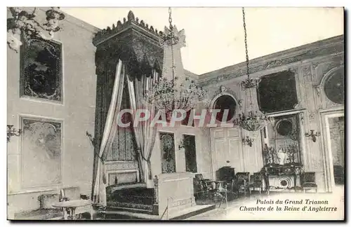 Ansichtskarte AK Palais Du Grand Trianon Chambre De La Reine d&#39Angleterre Versailles