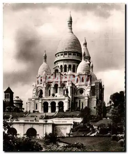 Moderne Karte Paris En Flanant Basilique du Sacre Coeur De Montmartre