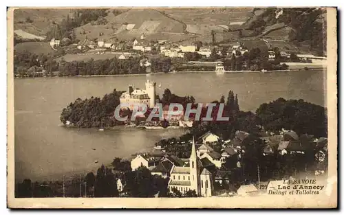 Cartes postales La Savoie Lac d&#39Annecy Duingt et Talloires