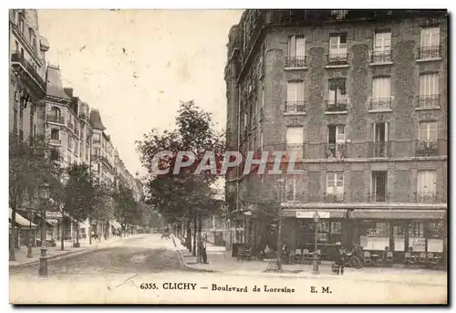 Ansichtskarte AK Clichy Boulevard de Lorraine