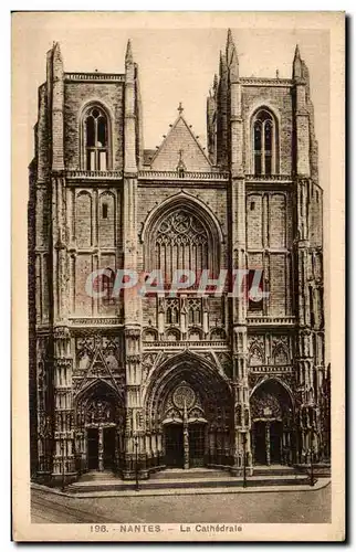 Cartes postales Nantes La Cathedrale