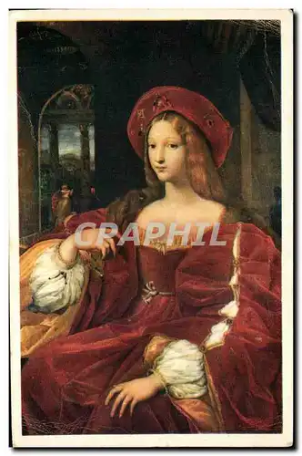 Cartes postales Musee du Louvre Portrait de Jeanne d&#39Aragon Raphael