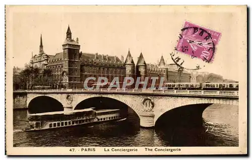 Ansichtskarte AK Paris La Conciergerie Peniche