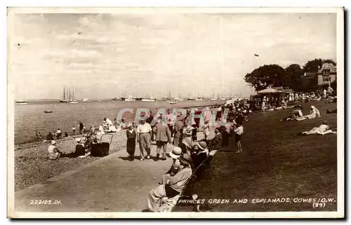 Cartes postales Princes Green And Esplanade Cowes isle of wight