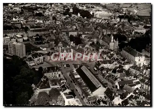 Moderne Karte In the plane on Nevers the Carnot place markets the ducal palate