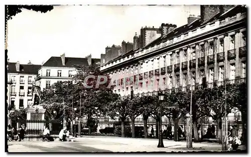 Moderne Karte Nantes Cours et statue de Cambronne