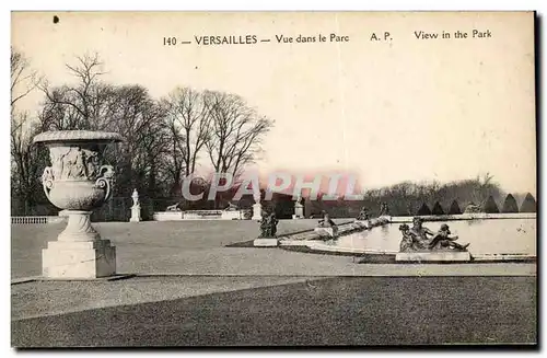 Cartes postales Versailles Vue Dans Le Parc