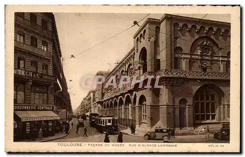 Cartes postales Toulouse Facade Du Musee Rue d'Alsace Lorraine Coordonnerie