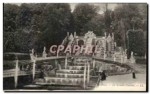 Cartes postales Saint Cloud Le Parc La Grande Cascade