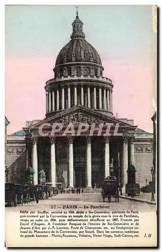 Cartes postales Paris Le Pantheon