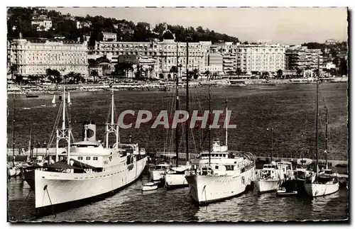 Moderne Karte Cannes Un Coin de Port Bateaux