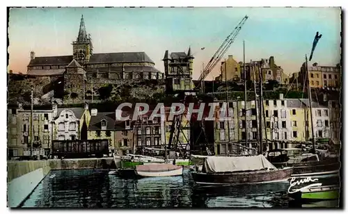 Cartes postales moderne Granville Un Coin du Port Bateaux