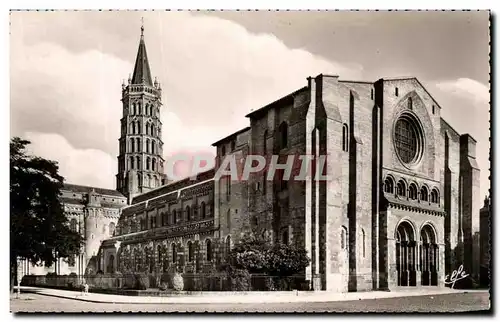 Moderne Karte Toulouse Basilique Saint Sernin