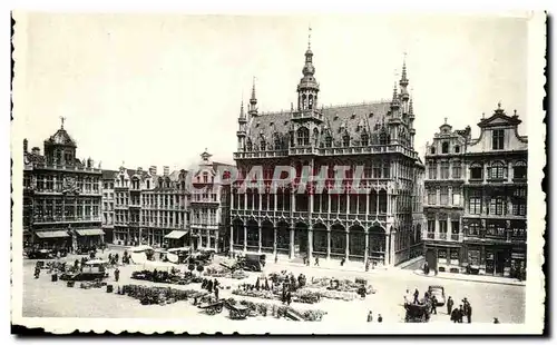 Moderne Karte Bruxelles Grand Place Maison Du Roi